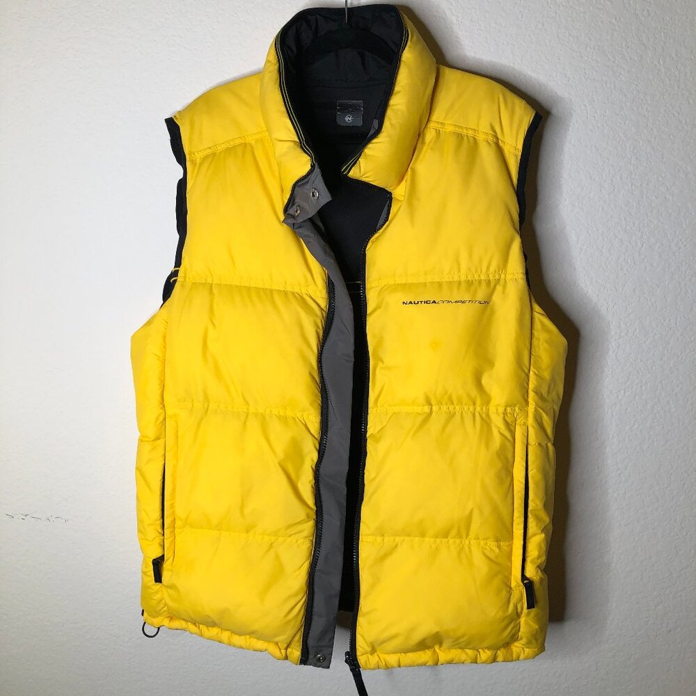 "Nautica Competition" Full Zip DOWN Puffer Vest Jacket/ Men's  (L-XL)